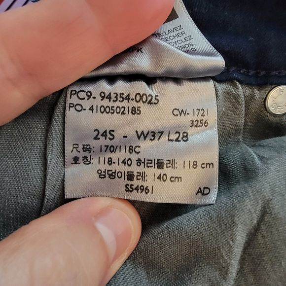 Signature Levi Strauss Gold Denim Capris Mid Rise Skinny - Size 24S - Picture 6 of 6